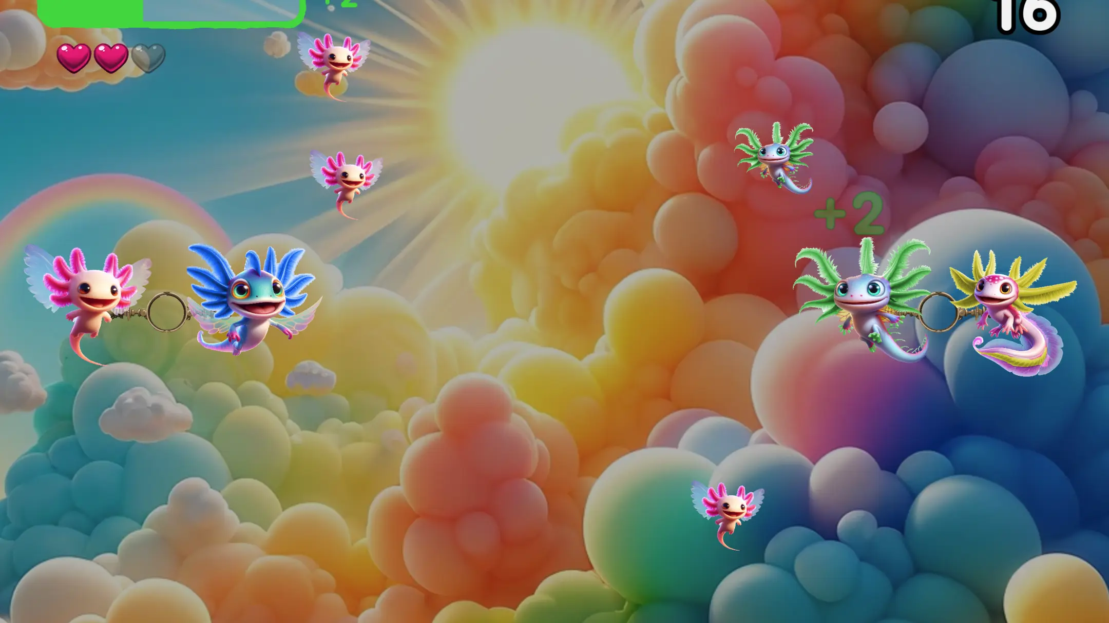 Flying Ones: catching flying colored objects