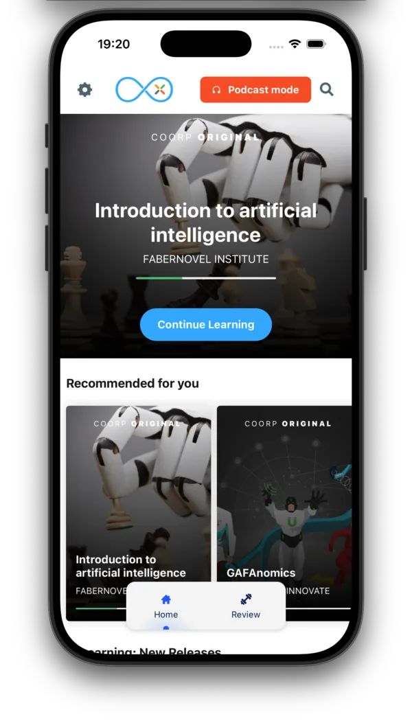 App mobile Coorpacademy
