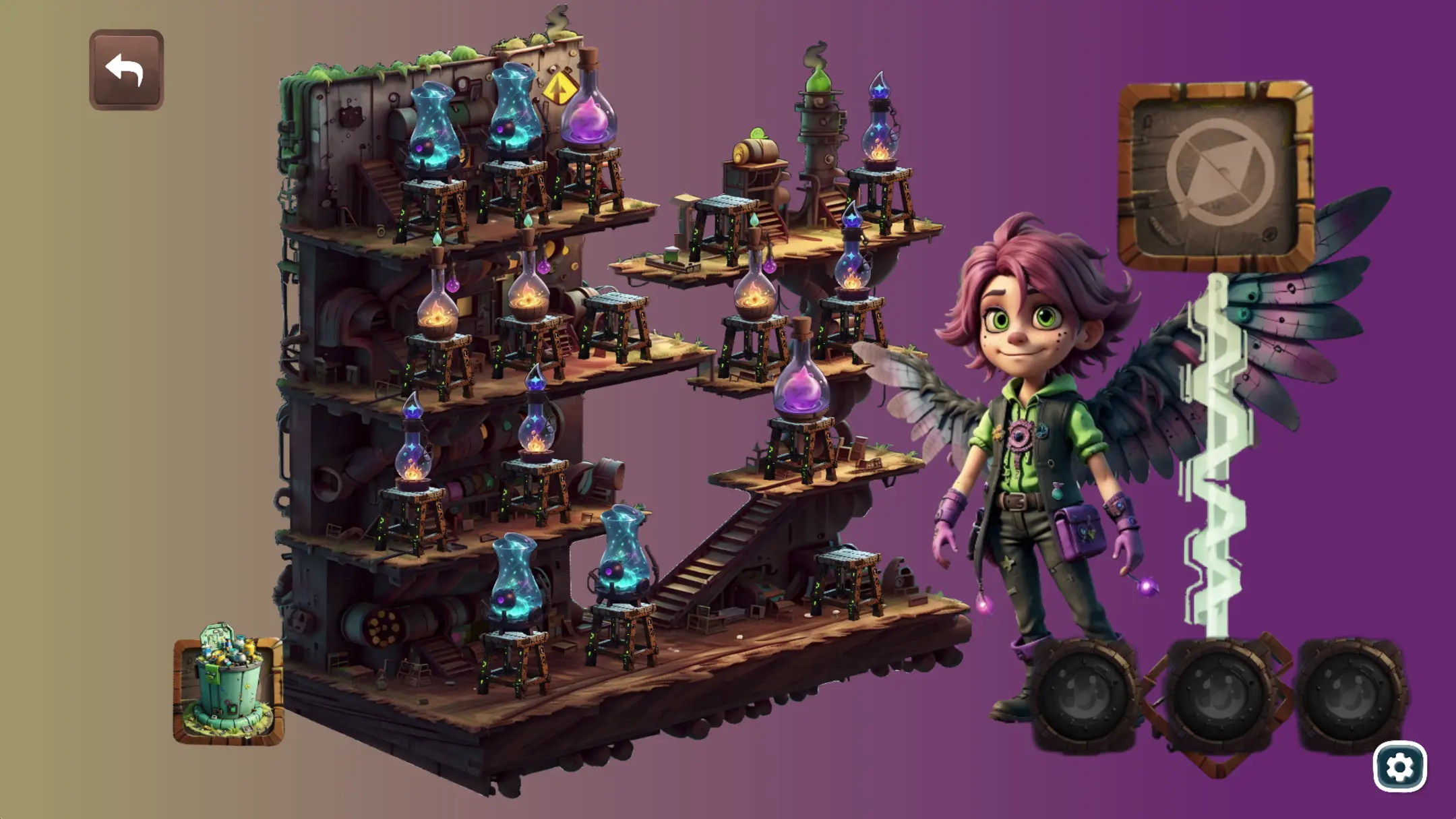 The laboratory where potions are brewed