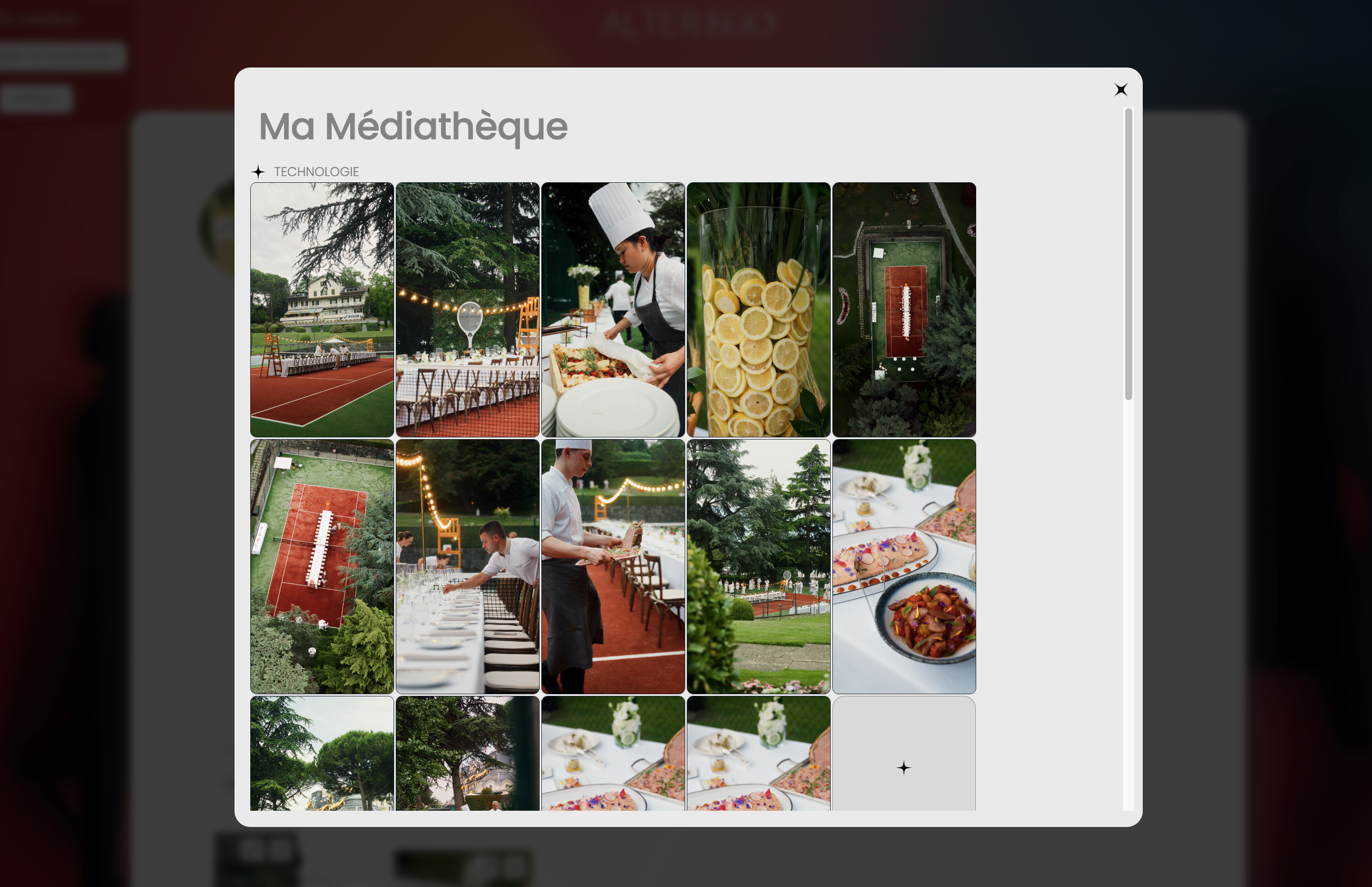 Media library screenshot