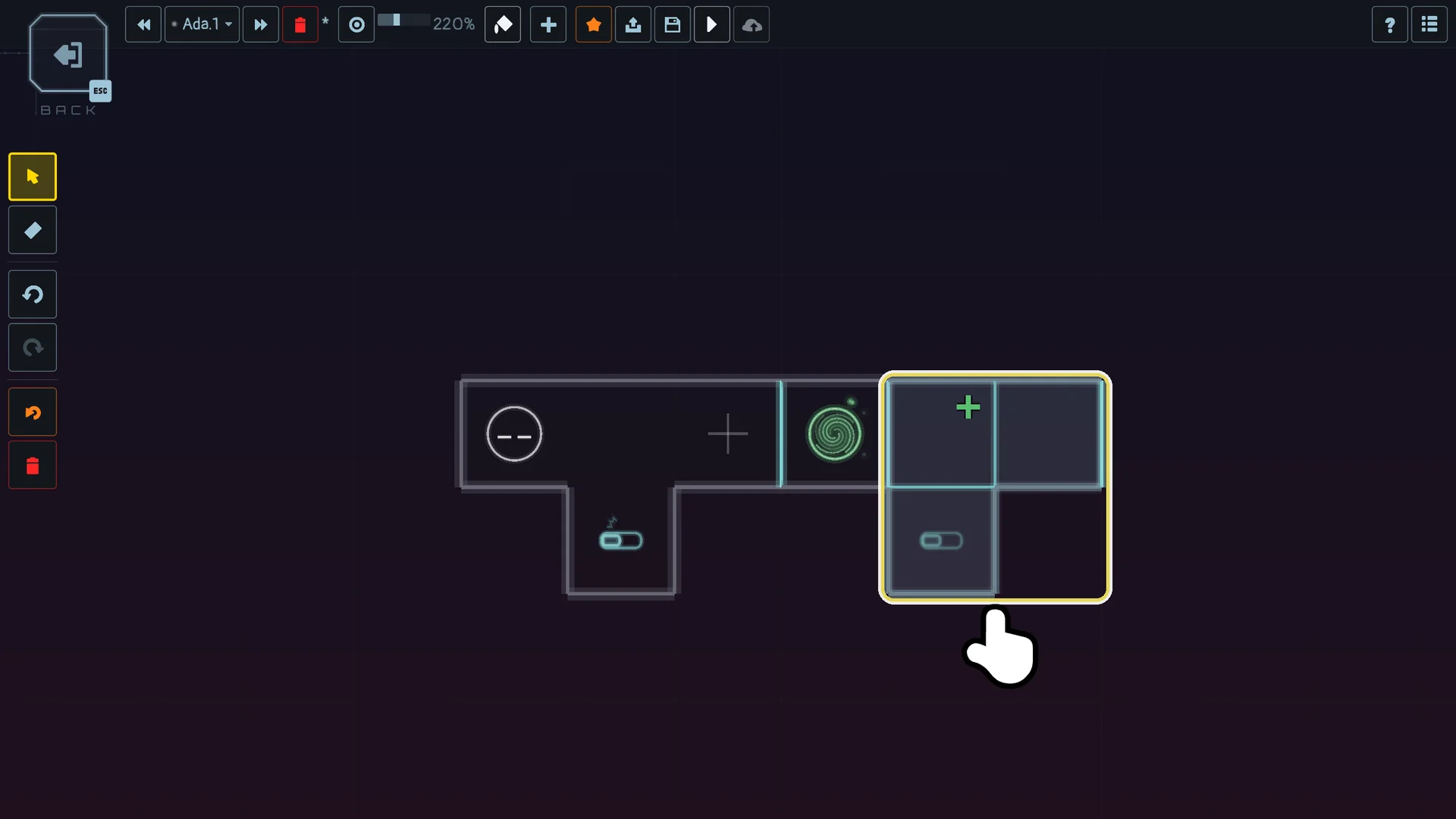 Copying a group: Alt keeps the originals and puts a + on the ghost